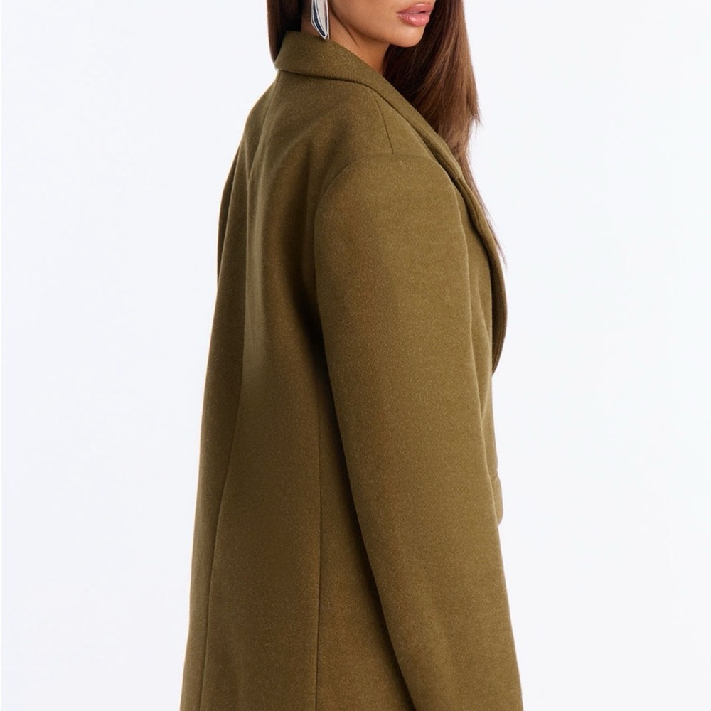 *SOLD* Fashion Nova Olive Green Trench Coat
